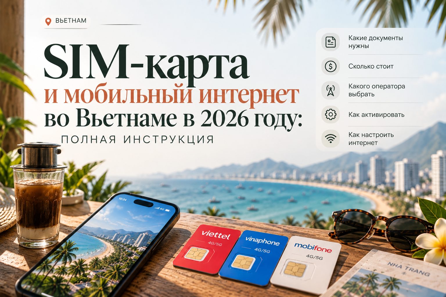 SIM-карта и мобильный интернет во Вьетнаме в 2026 году: полная инструкция