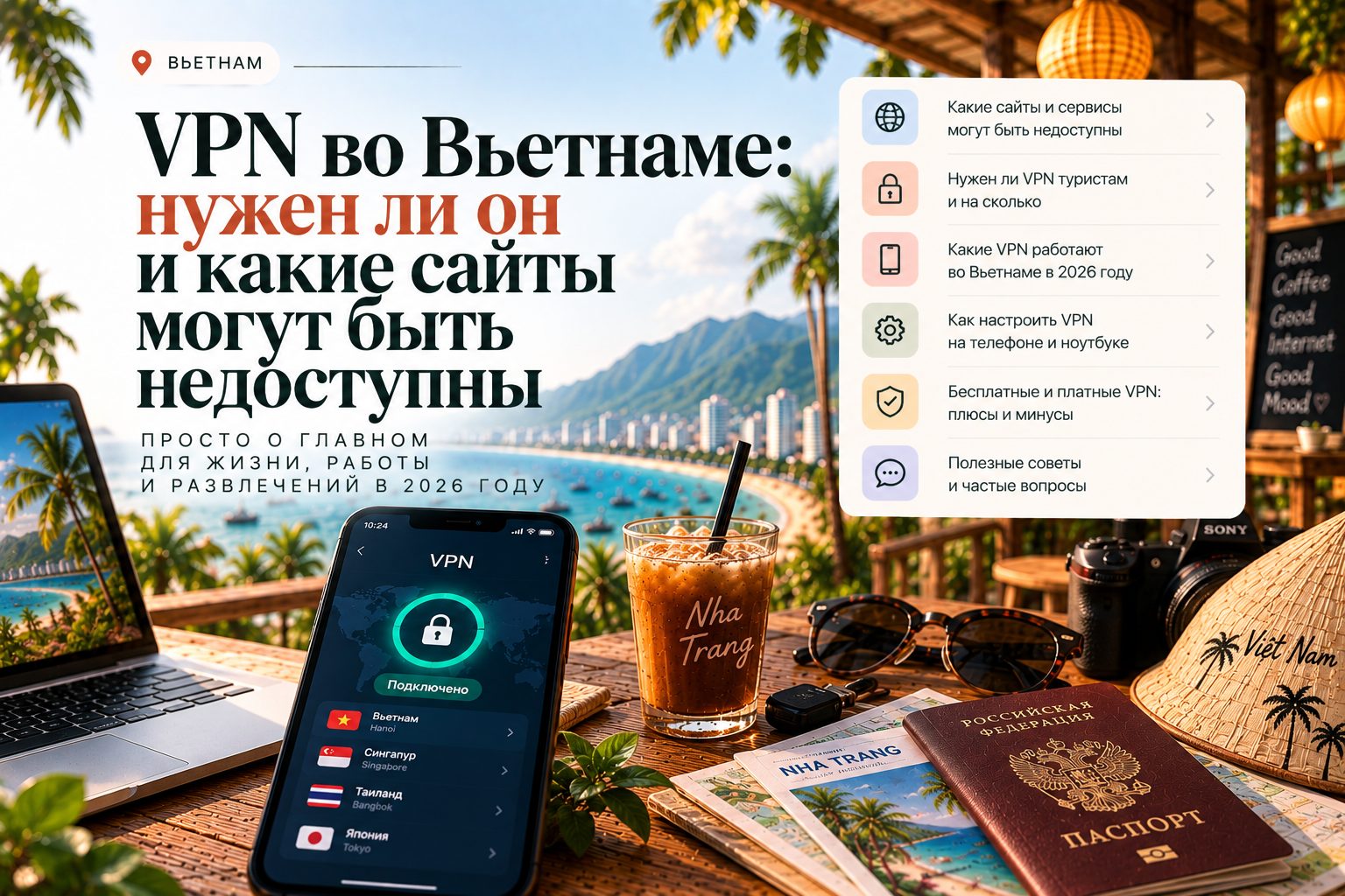 VPN во Вьетнаме: нужен ли он и какие сайты могут быть недоступны