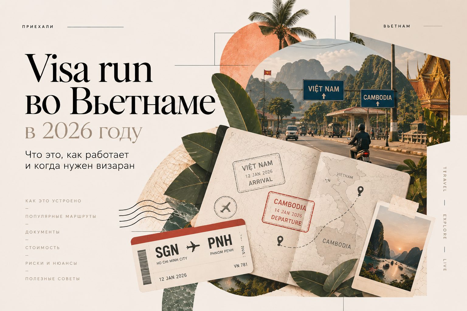 Visa run во Вьетнаме: что это, как работает и когда нужен визаран