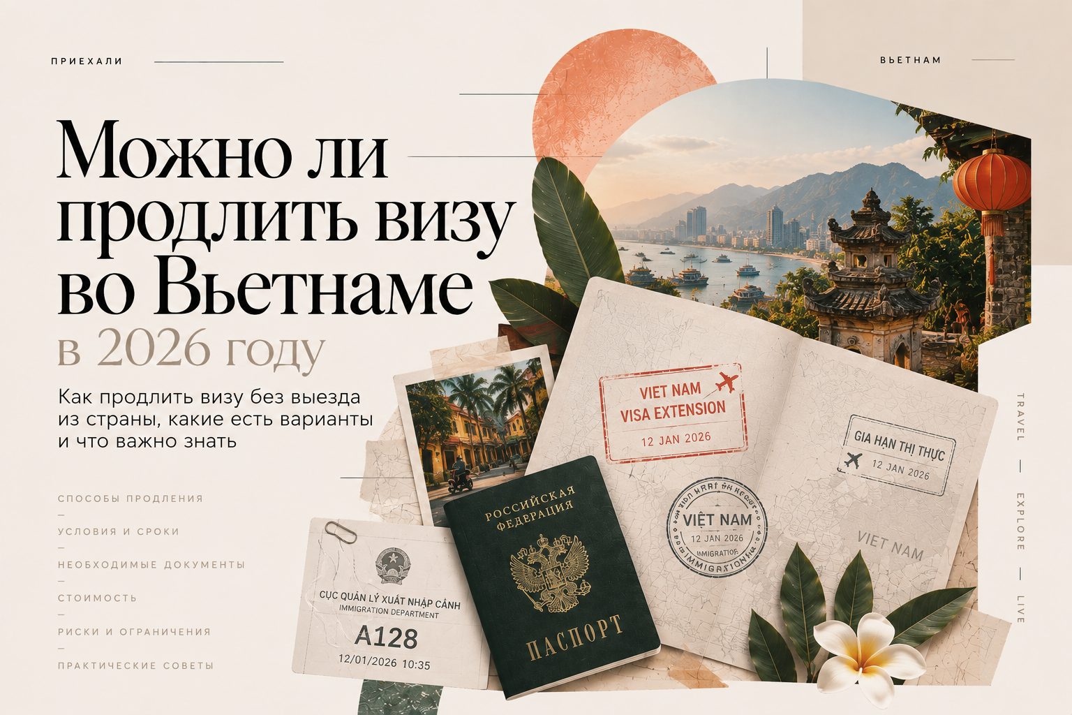Можно ли продлить визу во Вьетнаме без выезда из страны