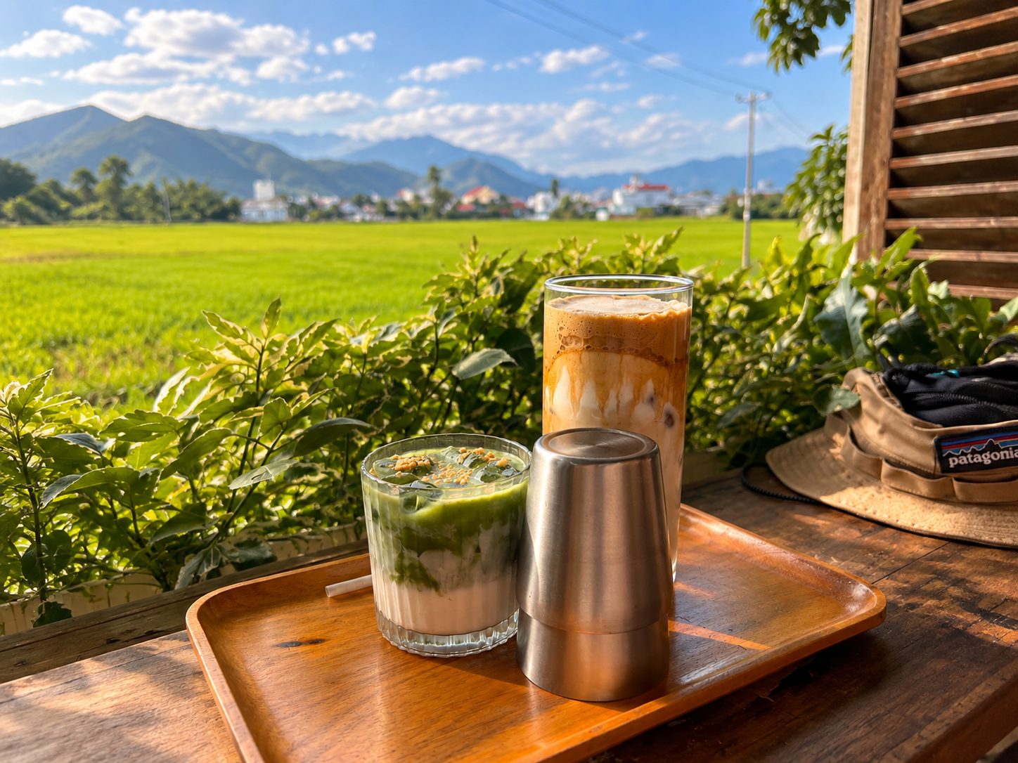 Xóm Cốm Coffee — кофейня на рисовых полях в Нячанге — фото 6