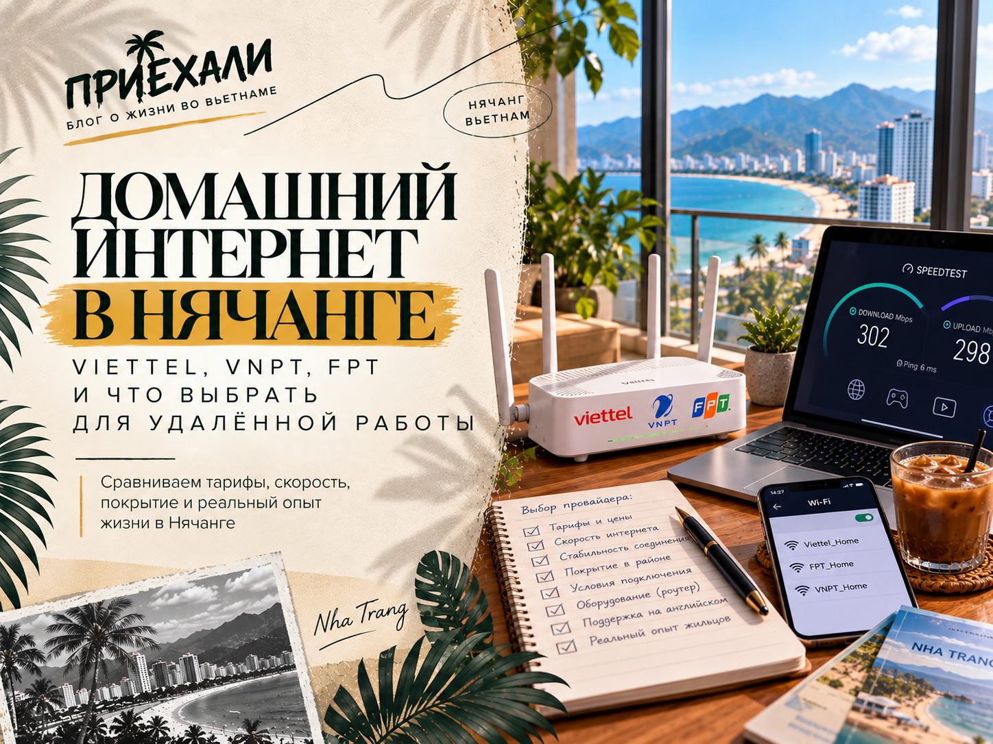 Домашний интернет в Нячанге: Viettel, VNPT, FPT и что выбрать для удалённой работы