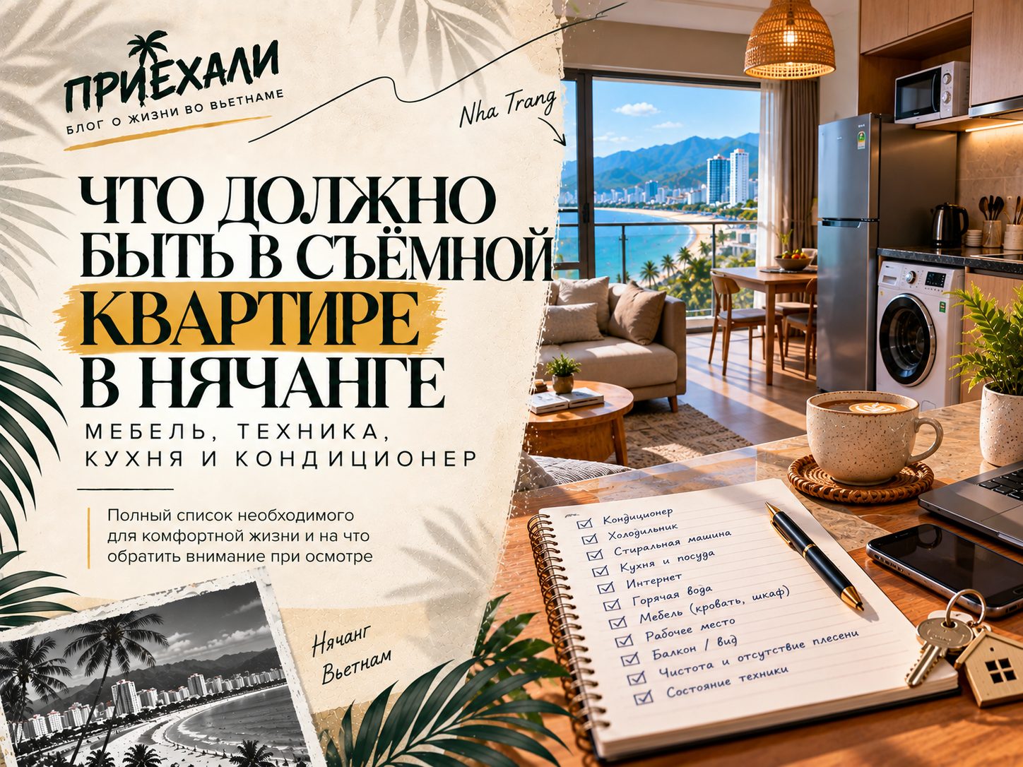 Что должно быть в съёмной квартире: мебель, техника, кухня и кондиционер